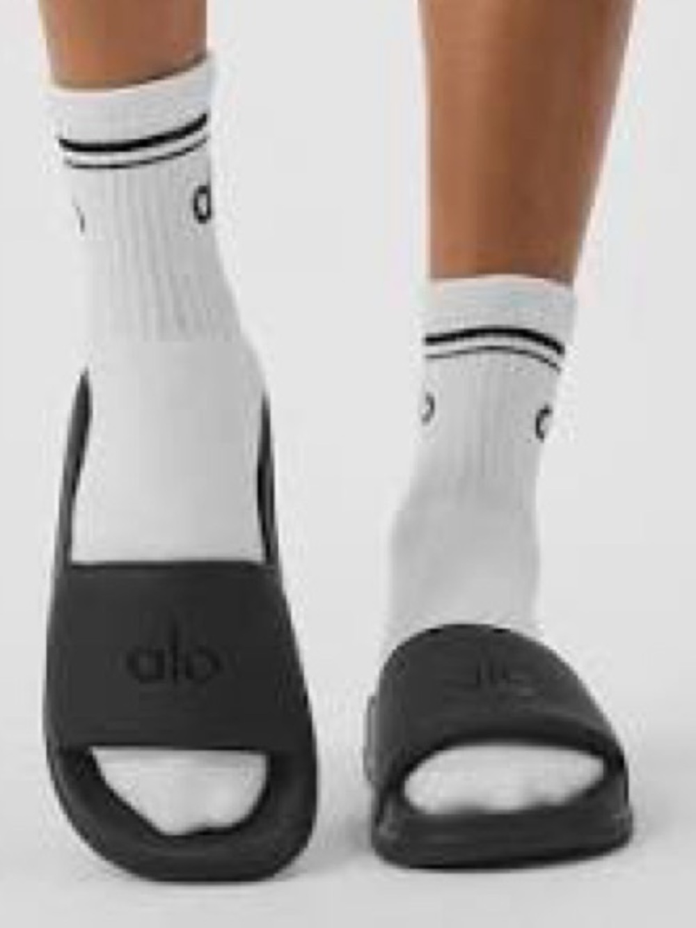Alo Yoga - Unisex It Slide in Black size 8W